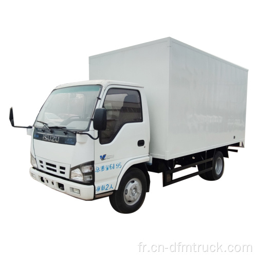 Camion fourgon 4x2 avec moteur isuzu
